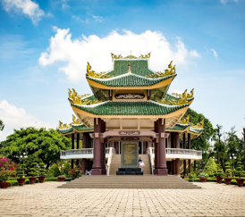ĐỀN THỜ CỤ ĐỒ CHIỂU -  SÂN CHIM VÀM HỒ 