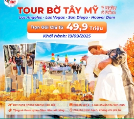 BỜ TÂY NƯỚC MỸ  LOS ANGELES – SAN DIEGO – LAS VEGAS – HOO VERDAM