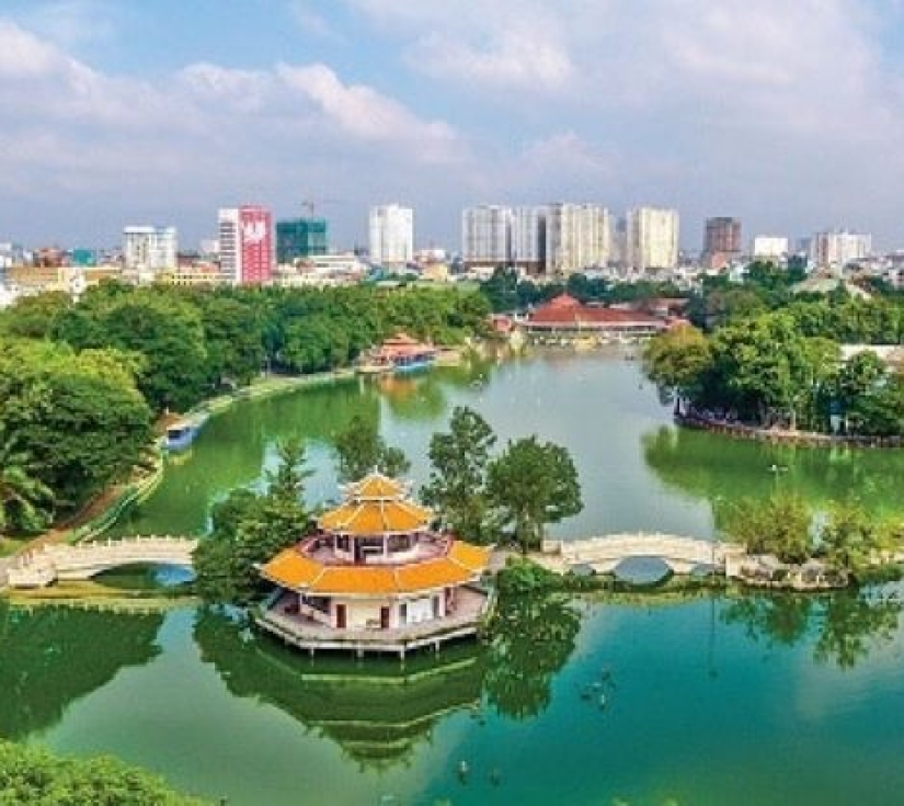 CÔNG VIÊN ĐẦM SEN - LÀNG TUYẾT - TRANH 3D 