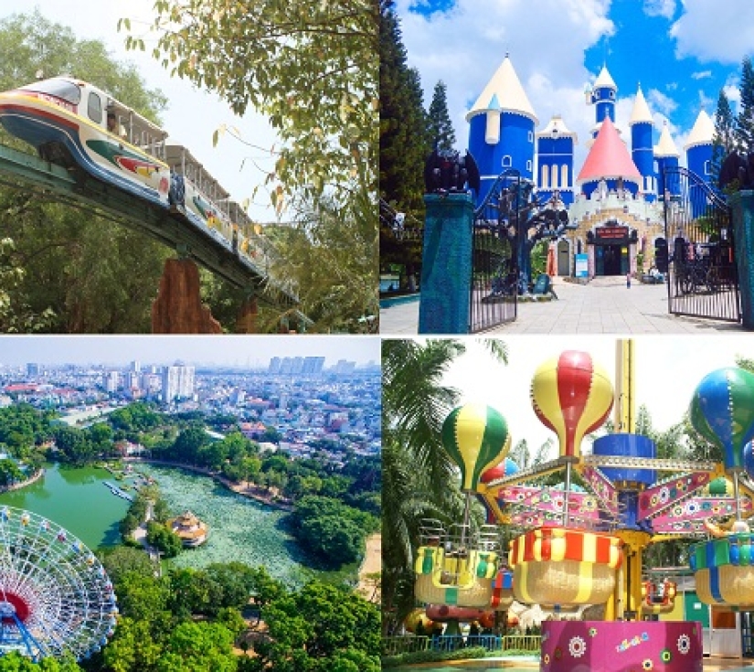 CÔNG VIÊN ĐẦM SEN - LÀNG TUYẾT - TRANH 3D 