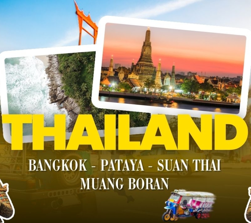 THÁI LAN 2026 BANGKOK - PATTAYA - SUAN THAI - MUANG BORAN - WAT ARUN (5 Ngày 4 Đêm)