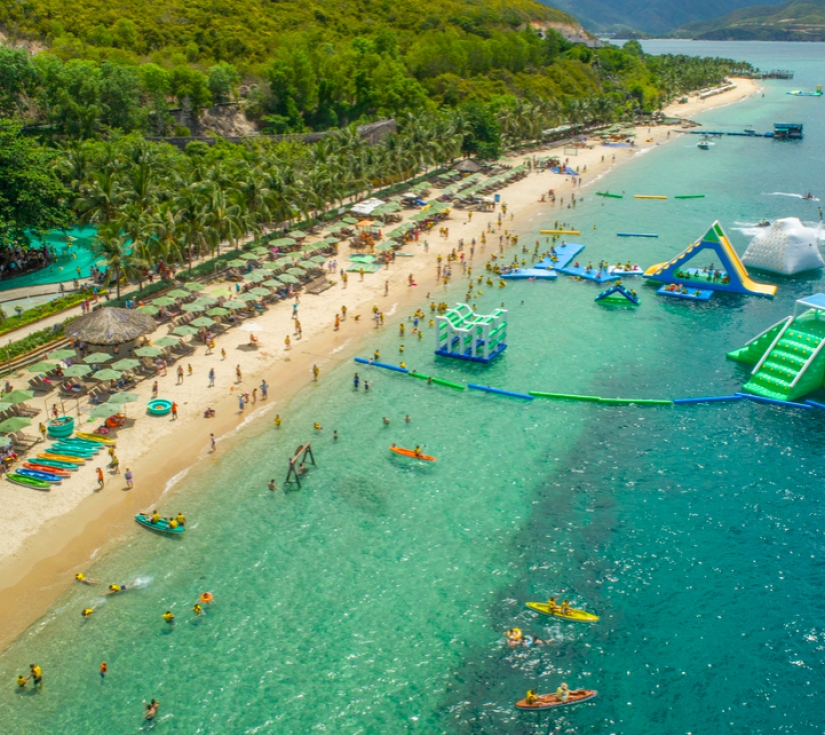 VỊNH NHA TRANG – HÒN TẰM – HÒN LAO ĐẢO KHỈ -  THÁC YANG BAY